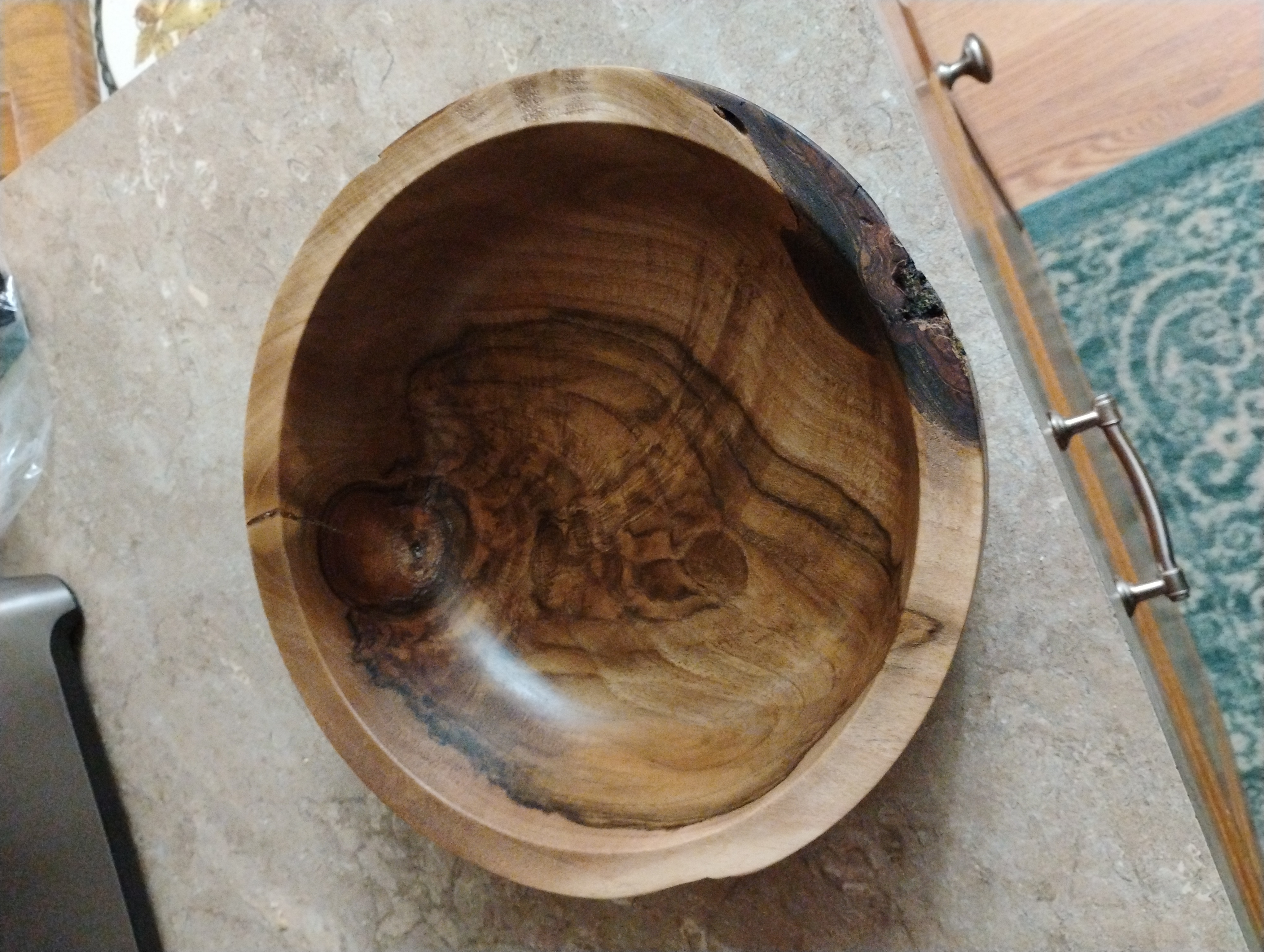 Black walnut bowl just fin
